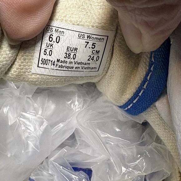 Vans Old Skool Color Theory Beacon Blue Sneakers Low-Top Shoes M 6 W 7.5 EUR 38 - Picture 8 of 8